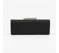 Pochette donna da cerimonia clutch con glitter sera elegante baguette luminosa