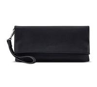 Expatrié Pochette Donna Nera Mari Borsetta Senza Manici in Pelle Sintetica - Borsa Tracolla Eleganti - Clutch Bag Nero da Cerimonia - Piccola Borse senza Manici e con Tracolla
