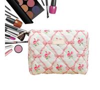Pochette Floreale Organizer Viaggio Grande Capacità per Cosmesi e Toeletta | Borsa Trucco Floreale Borsa organizer da viaggio multifunzionale grande compatto portatile per articoli da toilette per