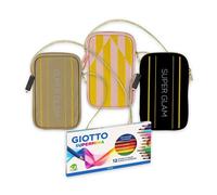POCHETTE GIOTTO SUPERMINA CON TRACOLLA+Astuccio Da 12 Colori