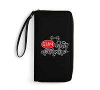 Pochette Gym Don'T Care Portafoglio In Pelle Carino Coin Purse Con Cerniera Portamonete Da Donna Per Migliore Amico, Donna, Uomo