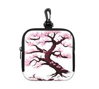 Pochette impermeabile con cerniera, in neoprene, per auricolari, portachiavi e clip