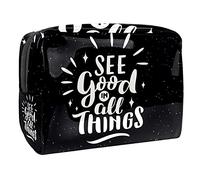 Pochette impermeabile per il trucco, motivo cielo stellato con galassia, organizer da viaggio con cerniera, piccola custodia per cosmetici per adolescenti, ragazze e donne, Multicolore 09,