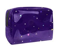 Pochette impermeabile per il trucco, motivo cielo stellato con galassia, organizer da viaggio con cerniera, piccola custodia per cosmetici per adolescenti, ragazze e donne, Multicolore 05,