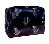 Pochette impermeabile per il trucco, motivo cielo stellato con galassia, organizer da viaggio con cerniera, piccola custodia per cosmetici per adolescenti, ragazze e donne, Multicolore 03,