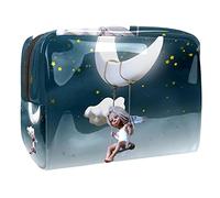 Pochette impermeabile per il trucco, motivo cielo stellato con galassia, organizer da viaggio con cerniera, piccola custodia per cosmetici per adolescenti, ragazze e donne, Multicolore 10.,