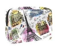 Pochette impermeabile per trucchi vintage Let's Go for a Ride, borsa per il trucco in bicicletta, organizer da viaggio con cerniera, piccola custodia per cosmetici, borsa per cosmetici, per