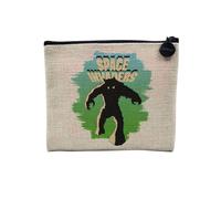 Pochette in lino - Arcade Retro Gaming Videogiochi Umorismo Scherzo Geek Culture - Astuccio per trucco in tela effetto lino, astuccio da toilette - Portamonete, Invasione 5, 15 x 10 cm, Astuccio per