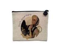 Pochette in lino - Barzelletta pittura gioco di parola artista danza, arte umoristica - Astuccio trucco in tela effetto lino - Astuccio da toilette - Portamonete, Goya, 15 x 10 cm, Astuccio per il