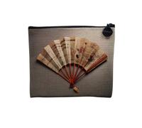 Pochette in lino - Collezione Plus Belle Foto del Giappone Creation Original Asia Culture Manga Tokyo Fuji - Astuccio per trucco in tela effetto lino - Astuccio da toilette - Portamonete, Ventaglio,