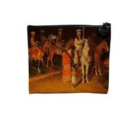 Pochette in lino - Collezione Plus Belle Pittura Classica Moderna Romantica Van Gogh De Vinci Rembrandt Klimt - Astuccio trucco in tela effetto lino, astuccio da toilette - Portamonete, Tribù Capelli,