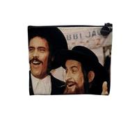 Pochette in lino - Rabbi Jacob Rabbi Seligman Salam Shalom Louis de funes - Astuccio per trucco in tela effetto lino, portamonete - 15 x 10 cm, lino, 15 x 10 cm, Astuccio per il trucco