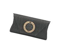 Pochette in paglia Borse da donna Estati Borsa da spiaggia in tessuto Busta Portafoglio Crossbody Borsa a tracolla Borsa da sera Regali Pochette per le donne, Nero , Taglia unica