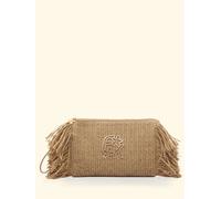 Pochette in paglia F**K