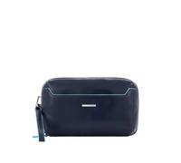 Pochette in pelle Piquadro a tre scomparti Blu - Tabella Colori: Blu