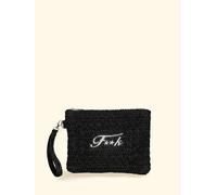Pochette in rafia F**K