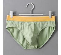Pochette Intimo Uomo in Morbido Cotone con Motivo a Righe per Abbigliamento Quotidiano (M