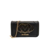 POCHETTE LOVE MOSCHINO logo pochette con catena NERO NERO JC4010PP1NLG0000