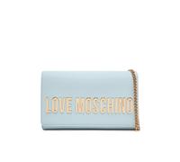 POCHETTE LOVE MOSCHINO love embossed pochette con catena AZZURRO CHIARO ND AZZUR