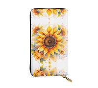 Pochette lunga da polso Giallo Girasole in Olio stampato lungo pochette adatta per escursioni viaggi escursioni