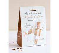 Pochette Ma décoration de Noël en feutrine : Duo hiver enchanté