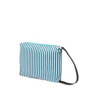 Pochette Mare Donna - Beach Clutch - Pochette Mare Impermeabile - Porta creme Solari - Beauty Viaggio - Tote Beach - Borsa a Mano Spiaggia - Lavabile in Lavatrice a30° (Turchese e Bianca)