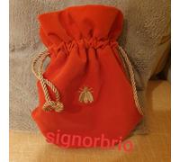 pochette Mastro Raphael just velluto borsa piccola secchiello beauty trousse ape
