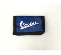 Pochette Per Chiavi VESPA Pieghevole + Portachiavi Blu Circa 9 Cm X 5 Cm