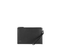 Pochette piatta piccola in pelle Black Square Piquadro