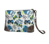 Pochette piccola da donna - Portafoglio da polso in pelle per tutto il giorno con cinturino da polso