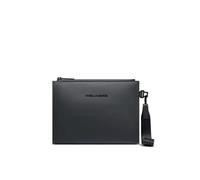 Pochette piccola piatta in tessuto impermeabile Piquadro C2OW, nero - Tabella Colori: Nero