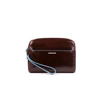Pochette Piquadro Blue Square con manico mogano - Tabella Colori: Marrone Scuro