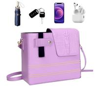 Pochette portaborraccia | impermeabile, borsa portabottiglie - pratica per le donne sport all'aria aperta palestra a piedi escursionismo viaggi viaggi campeggio, viola., Se référer au descriptif