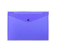 Pochette portadocumenti con bottone A4 ELEKTRA blu scuro