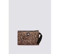Pochette Sundek leopardata donna mini bag mare spiggia borsetta con zip casual
