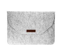 Pochette Tablet / PC 15 Pollici in Feltro Interno Soft Touch Grigia