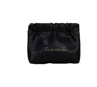 Pochette Trucchi Portable Girl Makeup Bag Women Handbag Pouch Toiletry Make Up Organizer Case Waterproof Wash Kit Travel Cosmetic(C-small black)