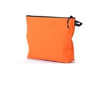 Pochette Uomo Bagno 1 borsa portaoggetti for attrezzi pieghevole da viaggio for esterni lavare file ID portatili cosmetici di grande capacità for donne Viaggio(Orange 19x4x16.5cm)