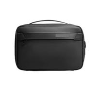 Pochette Uomo Borsa da viaggio for uomo, d'affari, con separazione tra asciutto e bagnato, borsa bagno for il fitness, impermeabile(Black)