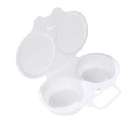 Pochier | 13 X 5 Cm Chef A Microonde | Uova In Scaletta Fatte Facile Rotonda Con Capacità Di 2 Uova | Aiutanti Di Cucina Facile Da Pulire Per Stufe, Colazione, Pa