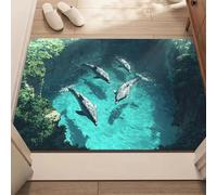 pochikiki-brand Effetto ottico Divertente Illusione ottica vortici Tappeto per interni ed esterni Tappetino di benvenuto Tappeto per l'ingresso Creativo pavimento a voragine