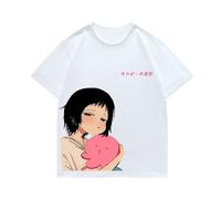 pochikiki- Maglietta Carina con Disegno Animato Top Takopi's Anime Original sin Lavabile Ampia Stile retrò Maniche Corte Regalo Creativo
