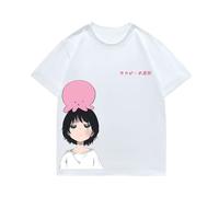 pochikiki- Maglietta Carina con Disegno Animato Top Takopi's Anime Original sin Lavabile Ampia Stile retrò Maniche Corte Regalo Creativo