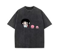 pochikiki- Maglietta Carina con Disegno Takopi's Cartoon Original sin Maglietta Shizuka Kuze con Stampa a Fumetti Lavabile Ampia Stile Vintage Maniche Corte Regalo