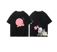 pochikiki- Maglietta Takopi's Carina Original sin con Disegno Shizuka Kuze Animato Maglietta Casual Comoda e Versatile Maniche Corte Regalo Perfetto