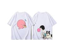 pochikiki- Maglietta Takopi's Carina Original sin con Disegno Shizuka Kuze Animato Maglietta Casual Comoda e Versatile Maniche Corte Regalo Perfetto