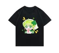 pochikiki- Shugo Anime Chara T-Shirt Hinamori AMU Ran SUU Carino Trendy Mani Corte Graphic Tee Abbigliamento Casual Regolare