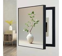 POCHY Copertura Contatore Elettrico Decorativa, Copri Quadro Elettrico Pannello Interruttore, Interni Della Copertura Pannello, Adatto a Qualsiasi Parete(F,40X50CM)