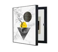 POCHY Copertura Quadro Elettrico Decorativa, Nascondi Contatore Pittura Decorazione creatività Quadri Copri Contatori Elettrici da Parete (35X45CM/13.7x17.7in)