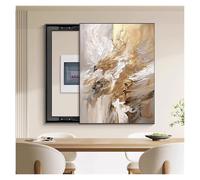 POCHY Copertura Quadro Elettrico Decorativa Nascondi Contatore Quadri Copri Contatori Contatore Elettrico di Tipo Scorrevole (B,45x60cm/17.7x23.6in)